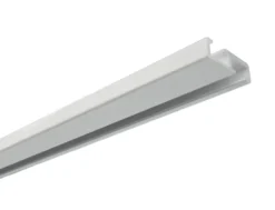 Aluminium-Vorhangschiene 1-läufig weiß