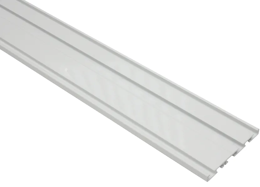 Aluminium-Vorhangschiene 3-läufig weiß