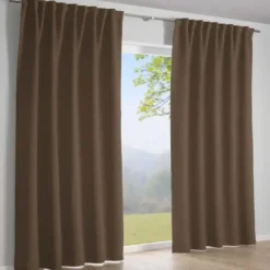 Dimout Schal mit Gardinenband