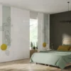 Flächenvorhang für Ihr Schlafzimmer