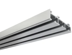 Flächenvorhangschiene ATLANTA silber