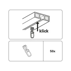 Klick-Gleiter weiß
