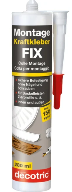 Montage-Kraftkleber für den Innen- und Außenbereich