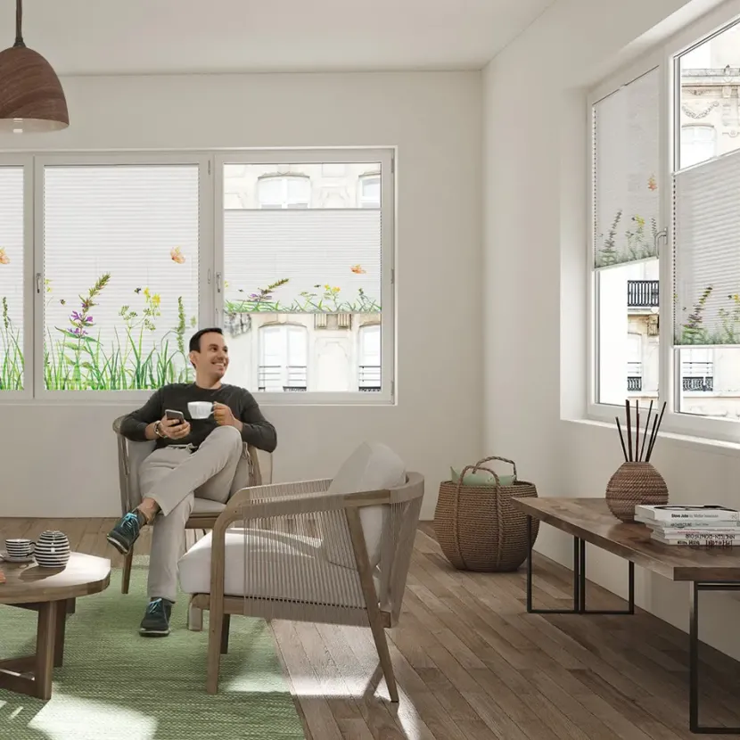 Plissee für Ihr Wohnzimmer