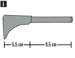 Universal Träger mit Zubehör edelstahl
