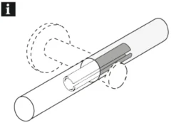 Verbinder für Gardinenstangen