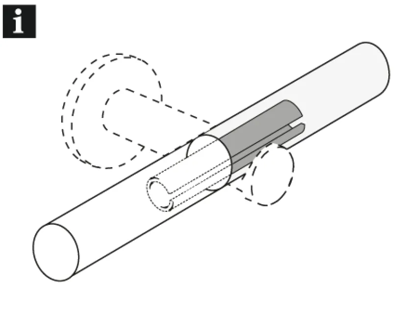 Verbinder für Gardinenstangen