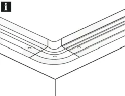 Vorhangschiene GE3 weiß